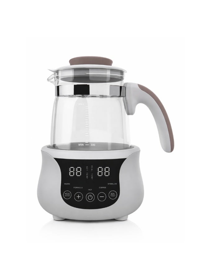 echohaus Smart Electric Kettle for Baby Milk Regulator with Temperature Control & Keep Warm, Adjustable Heat Level,Real-Time Temperature Display,Ideal for Baby Milk, Food,Tea & Coffee,Easy to Use & Clean,Instant Water & Bottle Warmer - Image 1